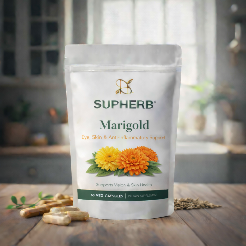SupHerb Marigold flower powder natural herbal ingredient