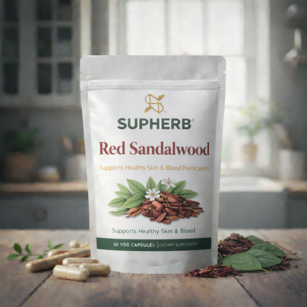 SupHerb Red Sandalwood powder natural herbal ingredient