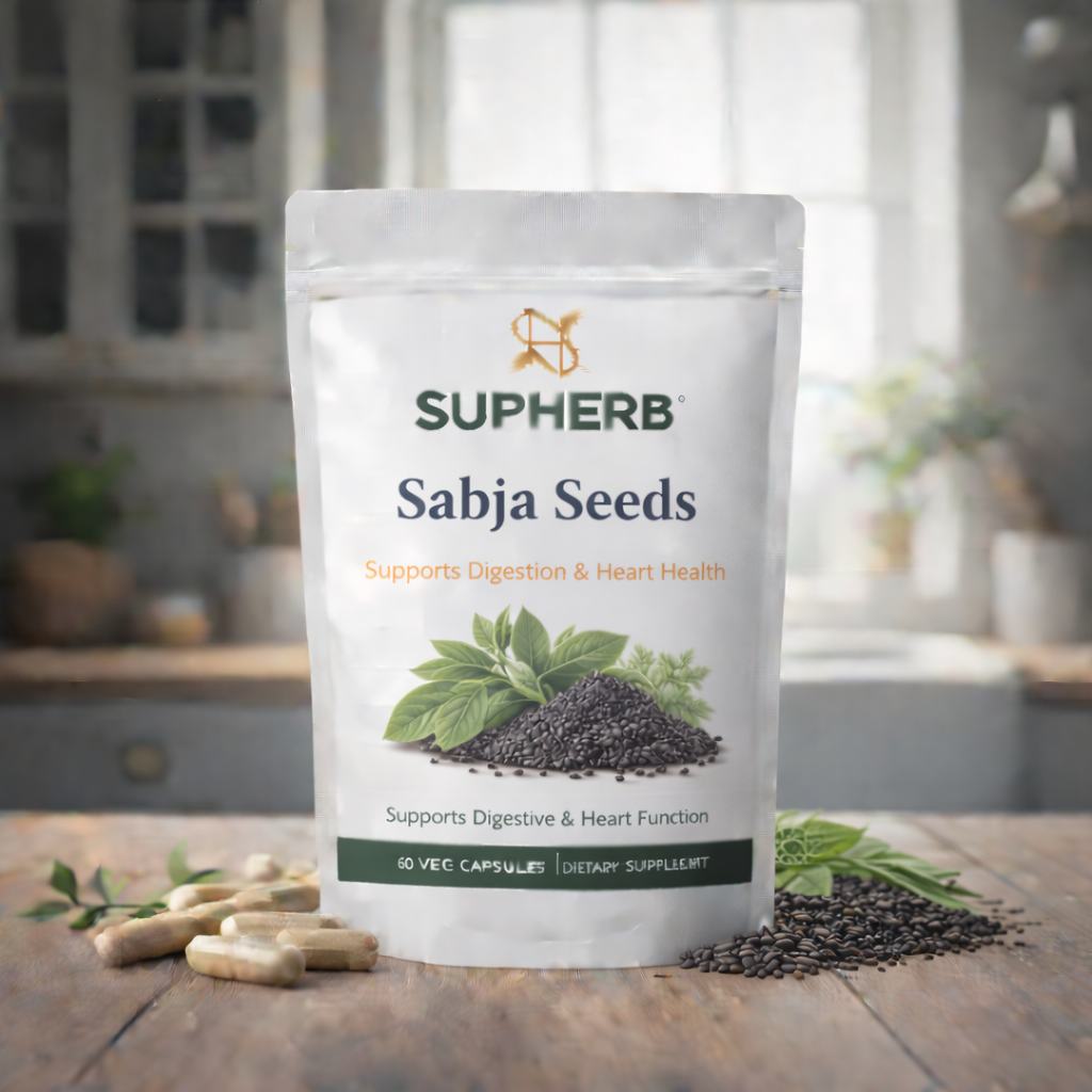 Sabja Seeds Basil Seeds Ocimum Basilicum | SUPHERB