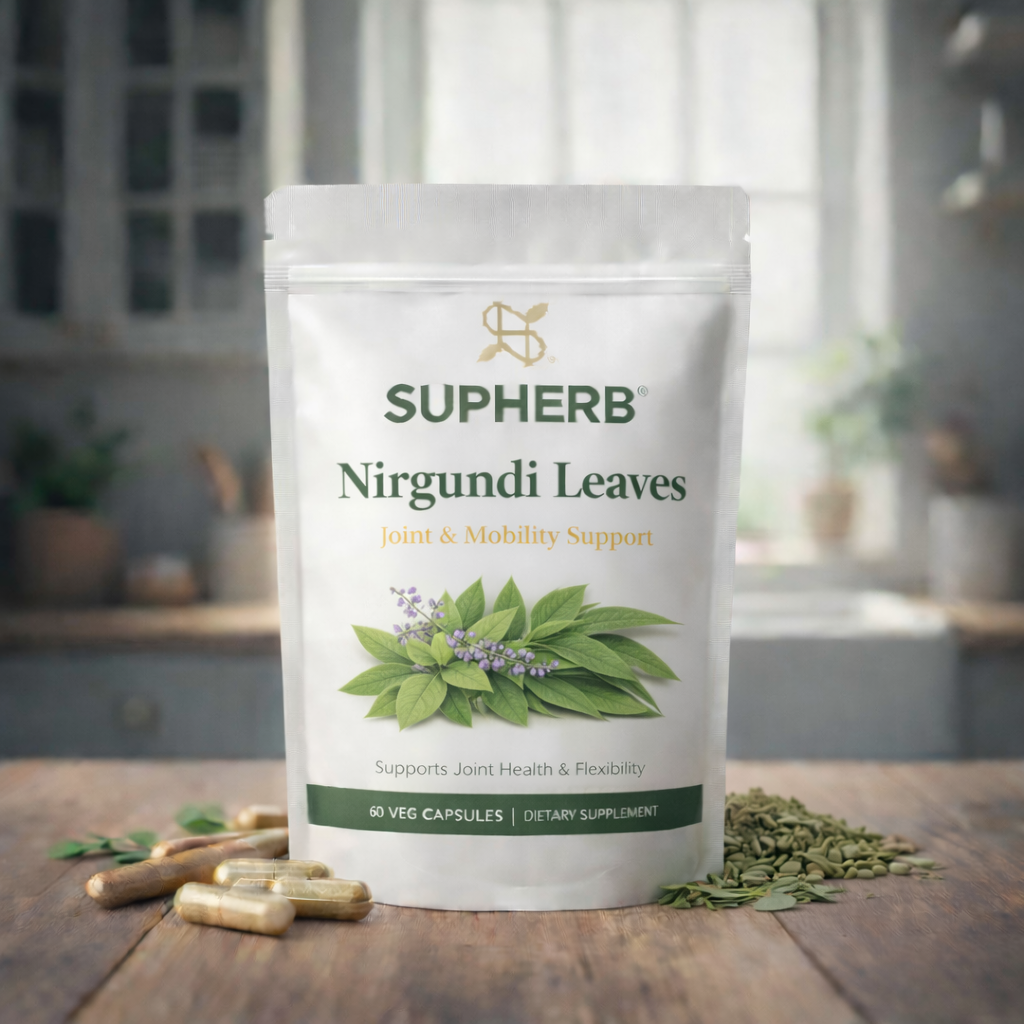 SupHerb Nirgundi Leaves powder (Vitex negundo) Ayurvedic herb