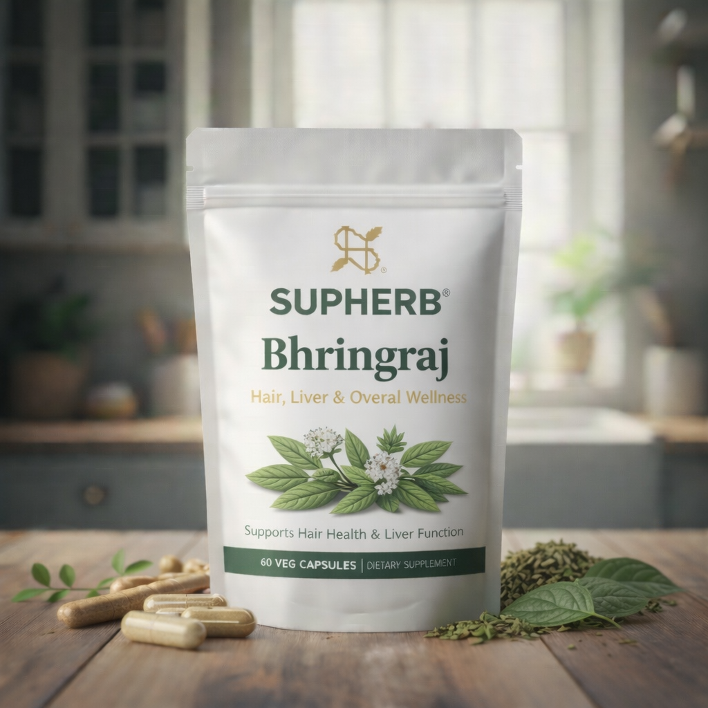 SupHerb Bhringraj powder (Eclipta alba) Ayurvedic herb