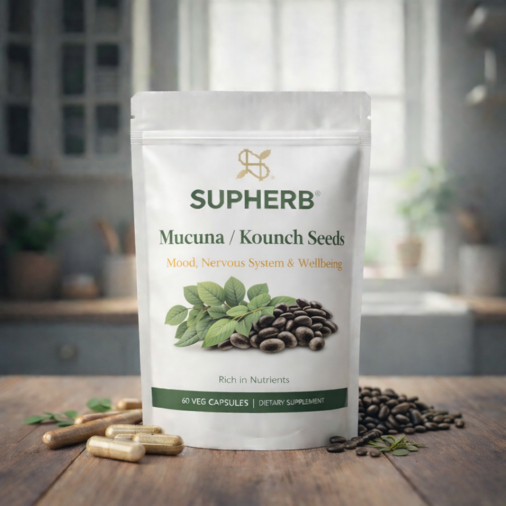 SupHerb Mucuna Seeds powder (Mucuna pruriens) Ayurvedic herb
