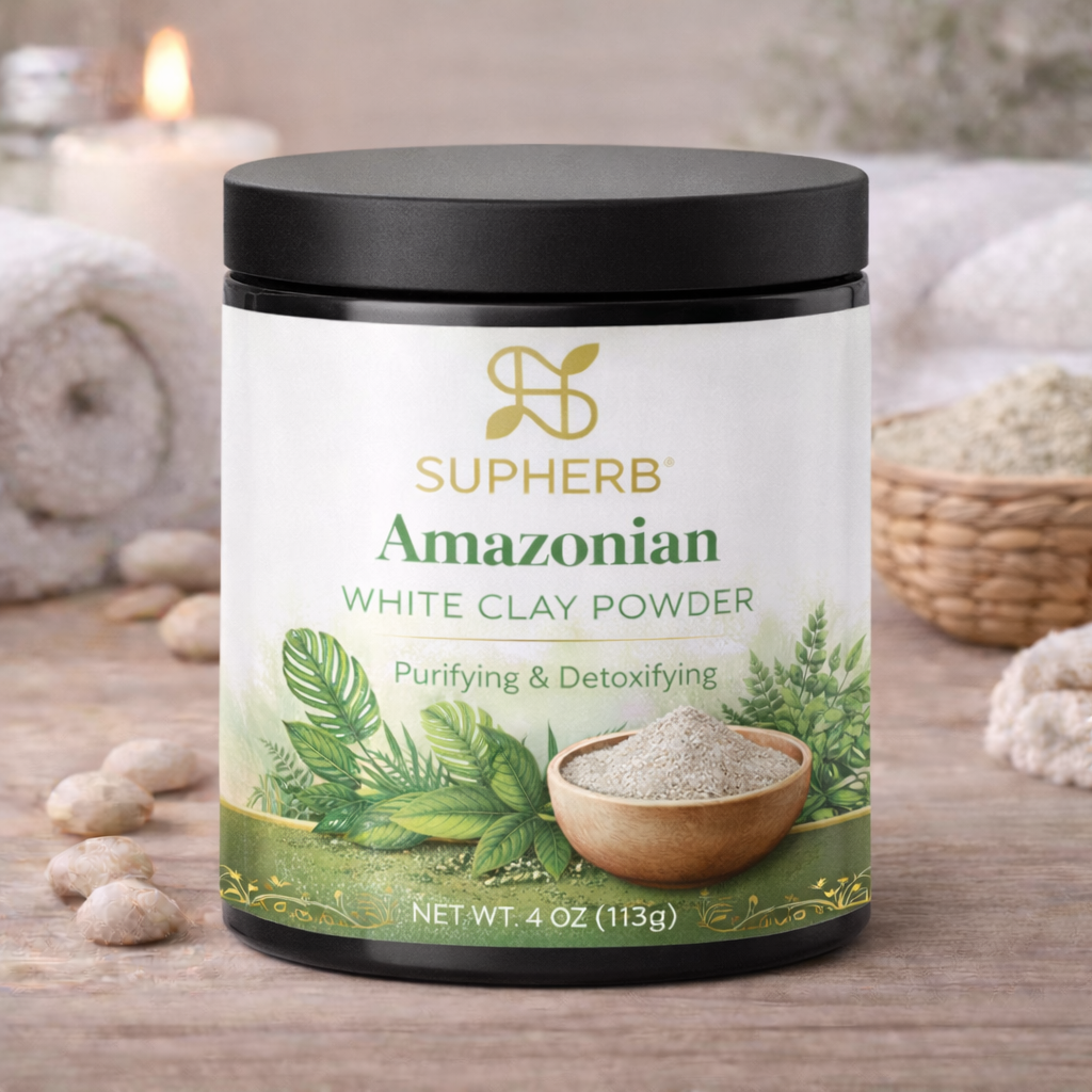 Amazonian White Clay Powder Cosmetic Grade | SUPHERB