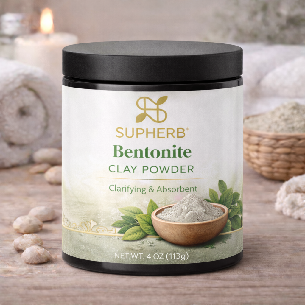 Bentonite Clay Powder Cosmetic Detox Grade | SUPHERB