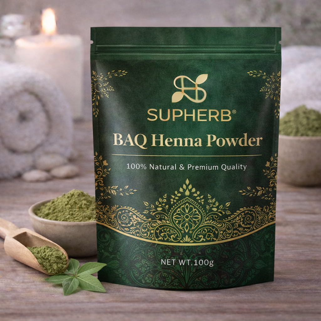 BAQ Henna Powder Body Art Quality Sojat | SUPHERB