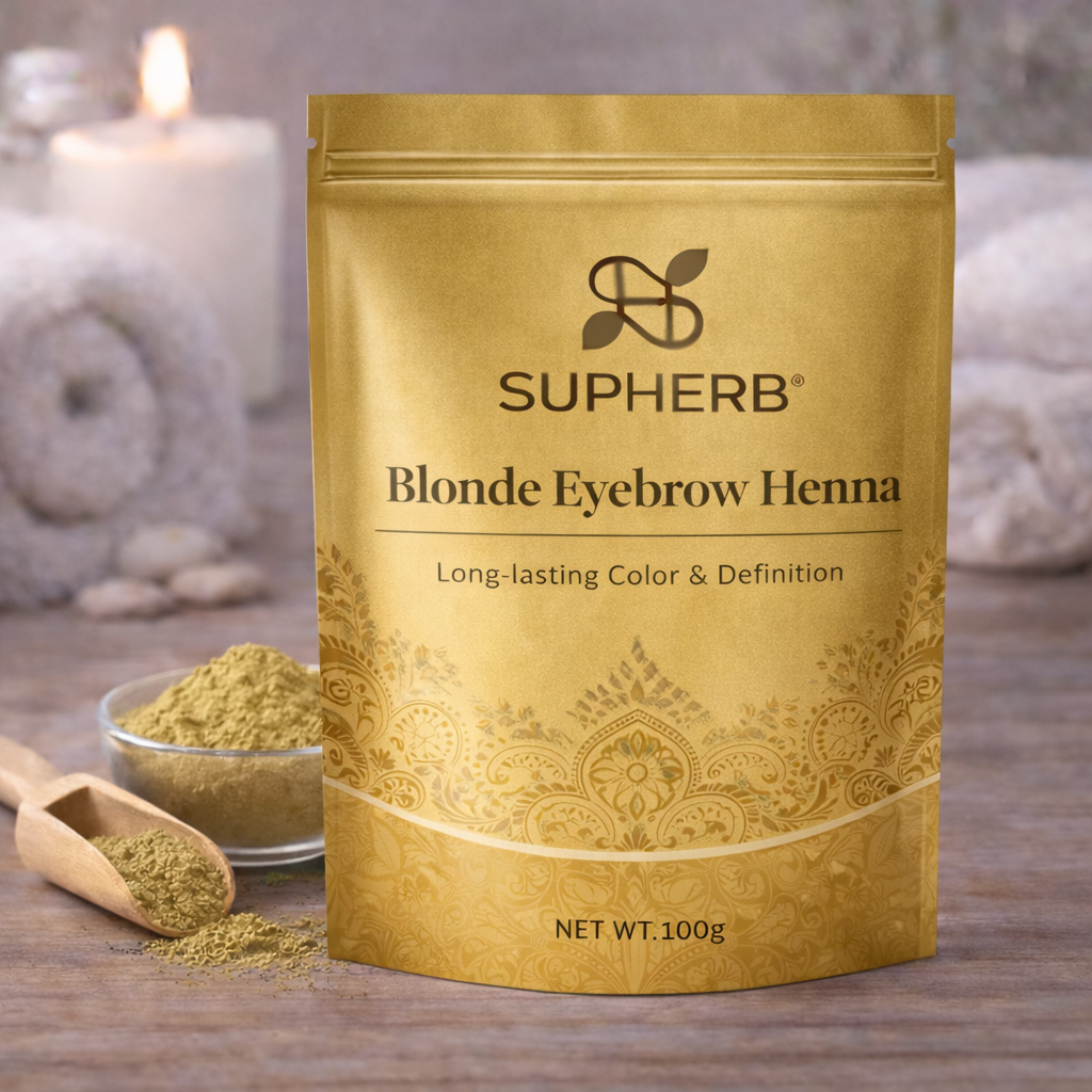 Blonde Eyebrow Henna Powder Natural Tint | SUPHERB