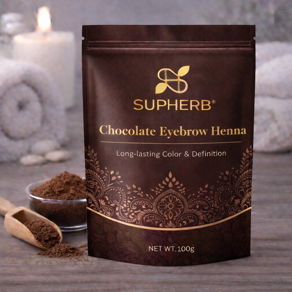 Chocolate Eyebrow Henna Powder Natural Tint | SUPHERB