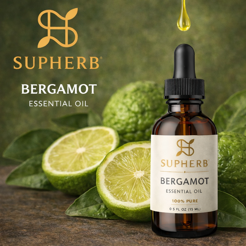 Bergamot Essential Oil Cold Pressed | SUPHERB