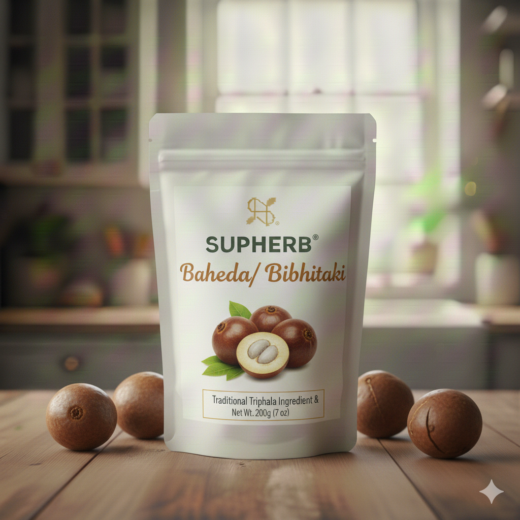 SupHerb Baheda Bibhitaki powder (Terminalia bellirica) Ayurvedic herb