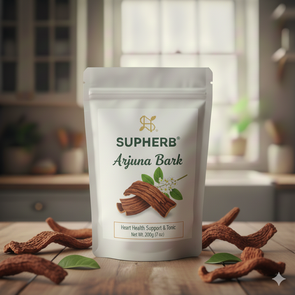 SupHerb Arjuna Bark powder (Terminalia arjuna) Ayurvedic herb