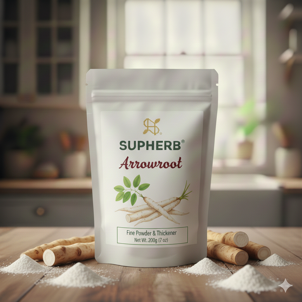 SupHerb Arrowroot powder natural Maranta arundinacea starch