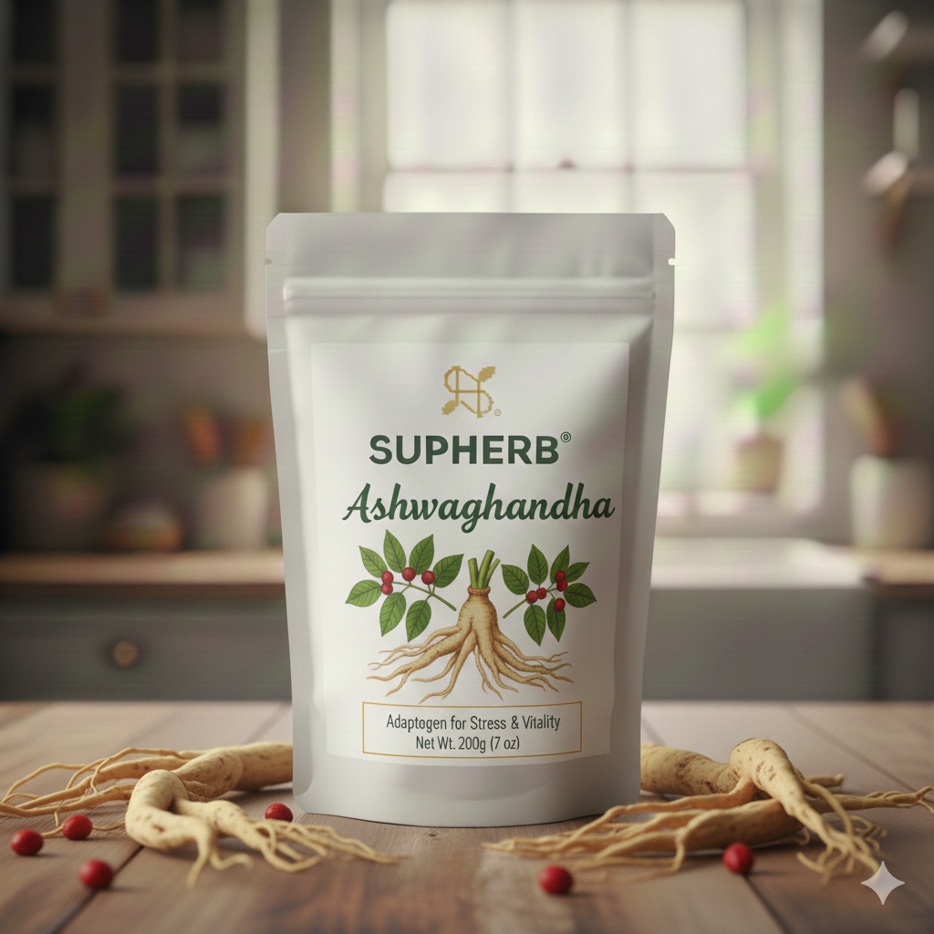 SupHerb Ashwagandha powder (Withania somnifera) Ayurvedic herb