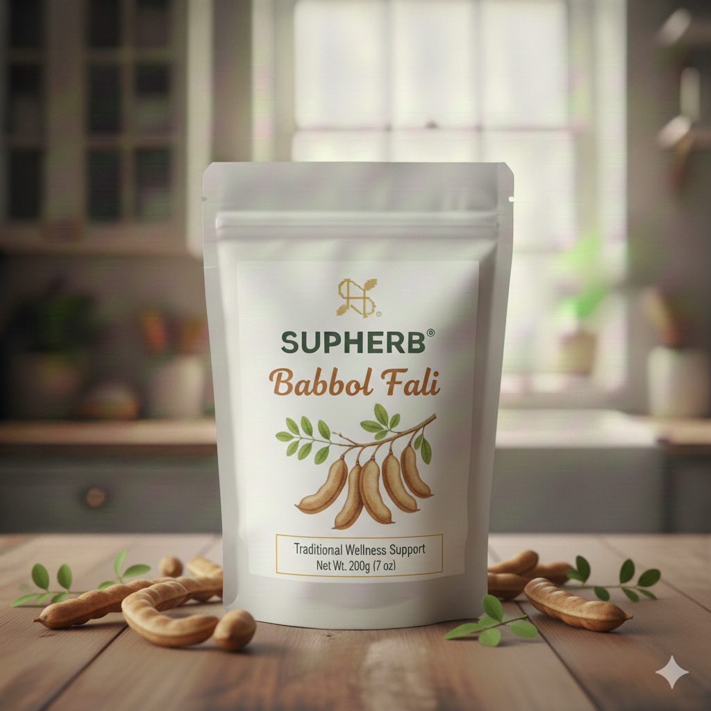 SupHerb Babool Fali powder natural Acacia nilotica pods