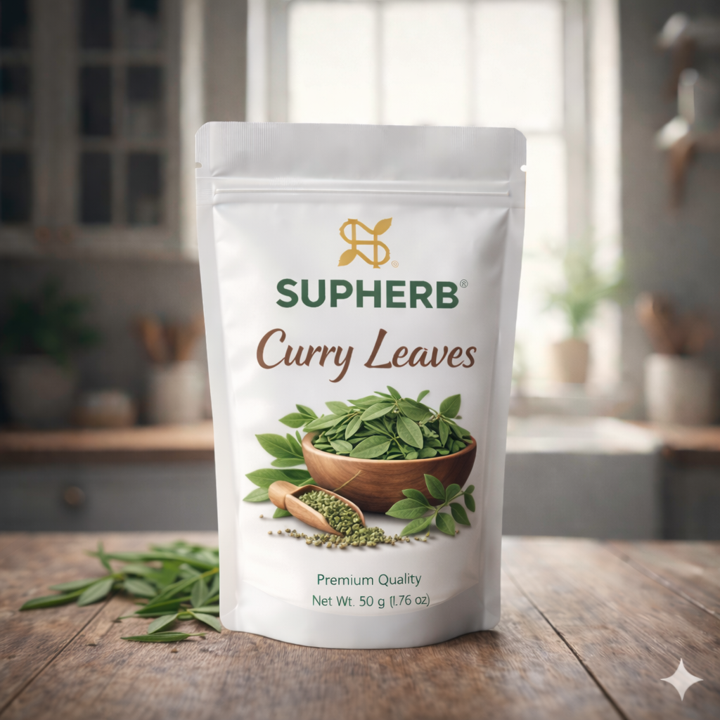 Curry Leaves Kadi Patta Dried Spice - Fragrant Therapeutic Bulk Supply | SUPHERB